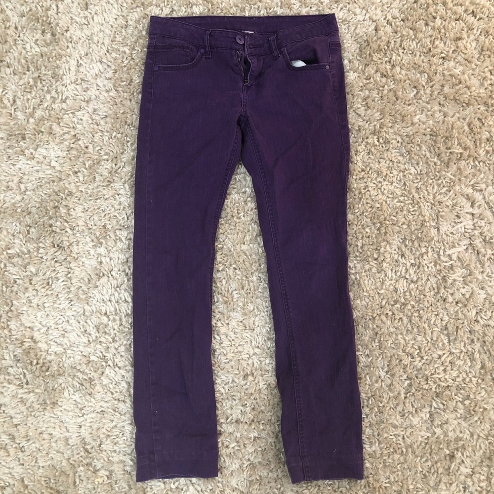 2 different low rise jeans!!